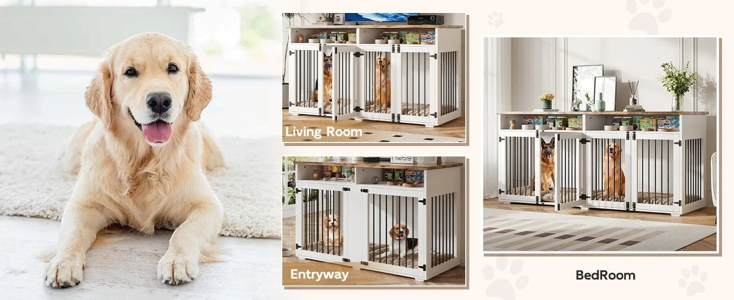 Grand Double Kennel Cabinet
