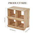 Wooden Chicken Nesting Box for Poultry Compartment Double Layer, Wall Mounted, Easy Assembly, Ideal for Hens, Chickens, Ducks