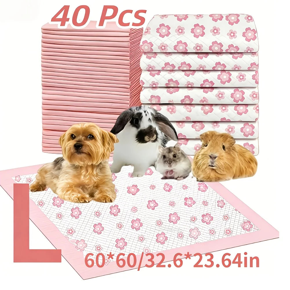 Four Sizes Leak Proof Quick Dry Six Layer Absorbent Dog Pee Pads Puppy Training Mats For Dogs Cats Rabbits Indoor Bathroom Us
