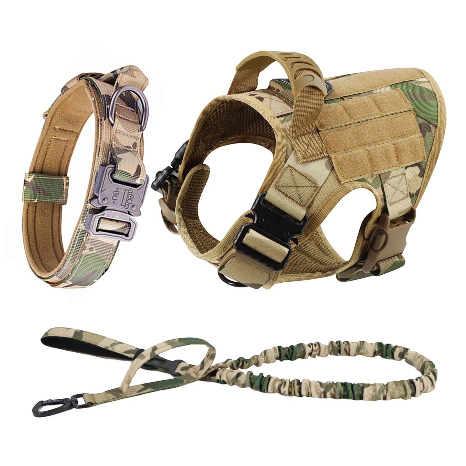 Mincy Pets Large Dog Training Vest Harness & Leash Set product photo.