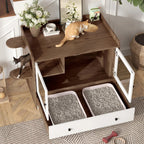 Stairway Litter Cabinet
