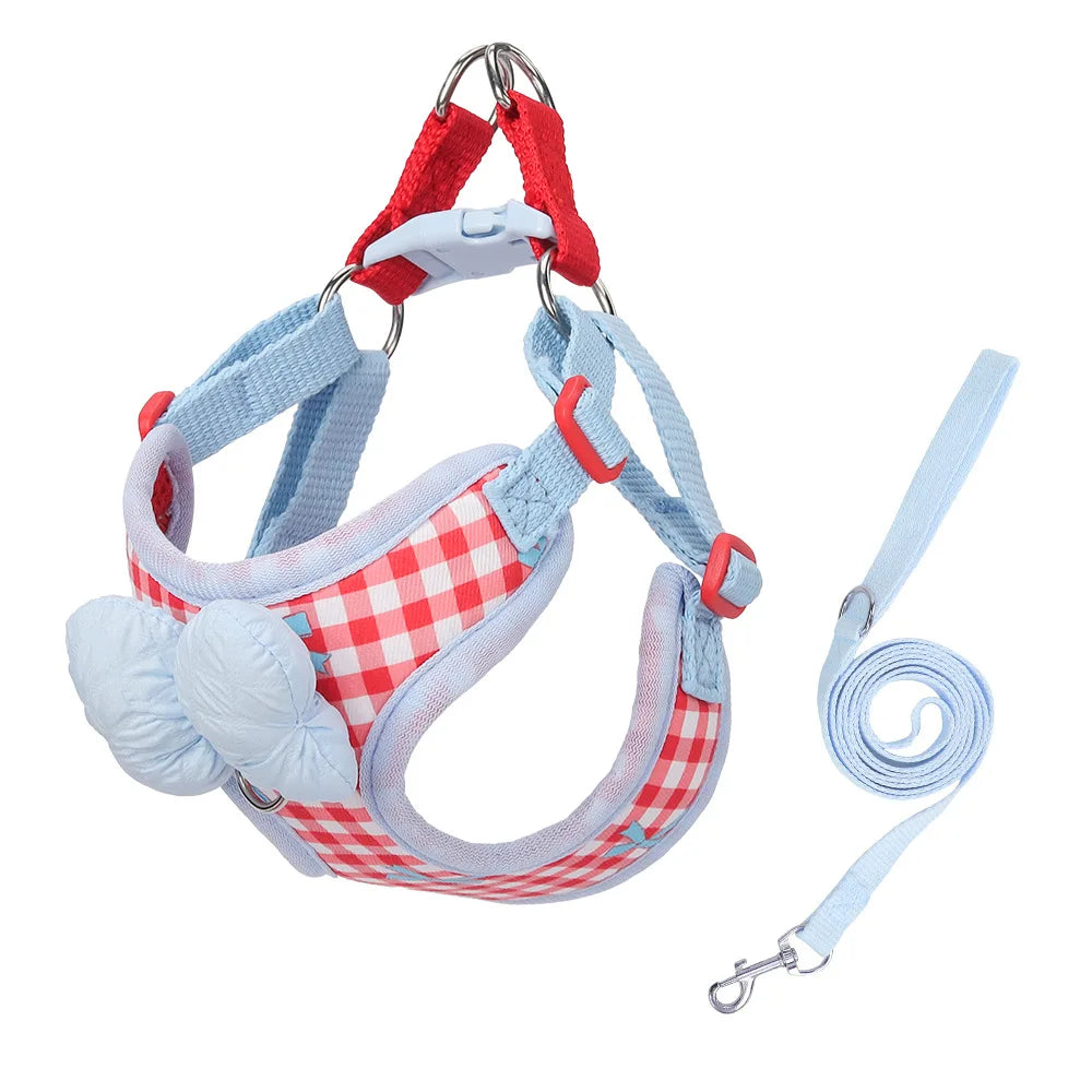 Mincy Pets No-Pull Wave Pattern Dog Walking Harness product photo.