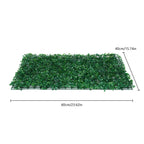 12Pcs 60x40cm Artificial Hedge Screen Privacy Fence Faux Plant Leaves Panels Boxwood Grass for Home Garden Decor Yard Wall Decor