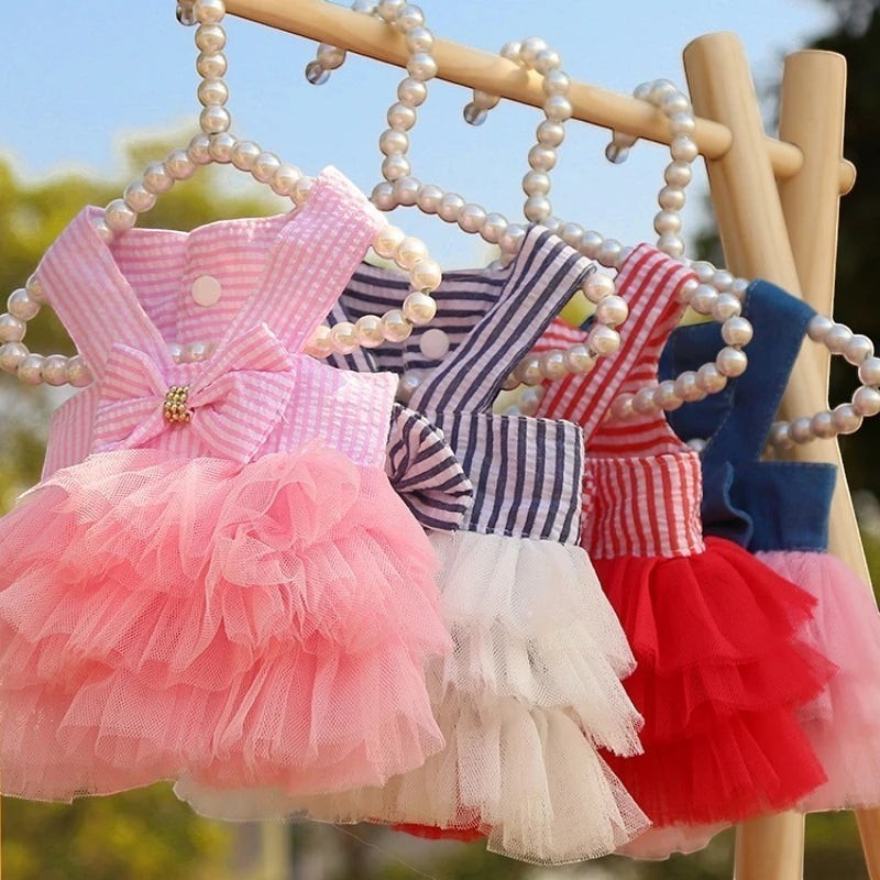 Lace Stripe Sundress