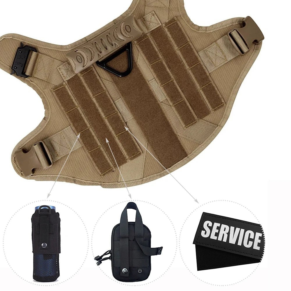 Mincy Pets Large Dog Training Vest Harness & Leash Set product photo.