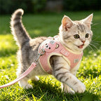 Undershirt Style Pet Leash Adjustable Cat Dog Harness Breathable Leash Convenient Pet Vest For Small Dog Cat Supplies