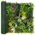 Artificial Grass Wall Roll, Boxwood Hedge Wall Panels UV-Anti Grass Backdrop Wall Decor, Greenery Privacy Hedge Screen for Indoor Outdoor Patio Balcony, Party Garden Fence