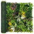Artificial Grass Wall Roll, Boxwood Hedge Wall Panels UV-Anti Grass Backdrop Wall Decor, Greenery Privacy Hedge Screen for Indoor Outdoor Patio Balcony, Party Garden Fence