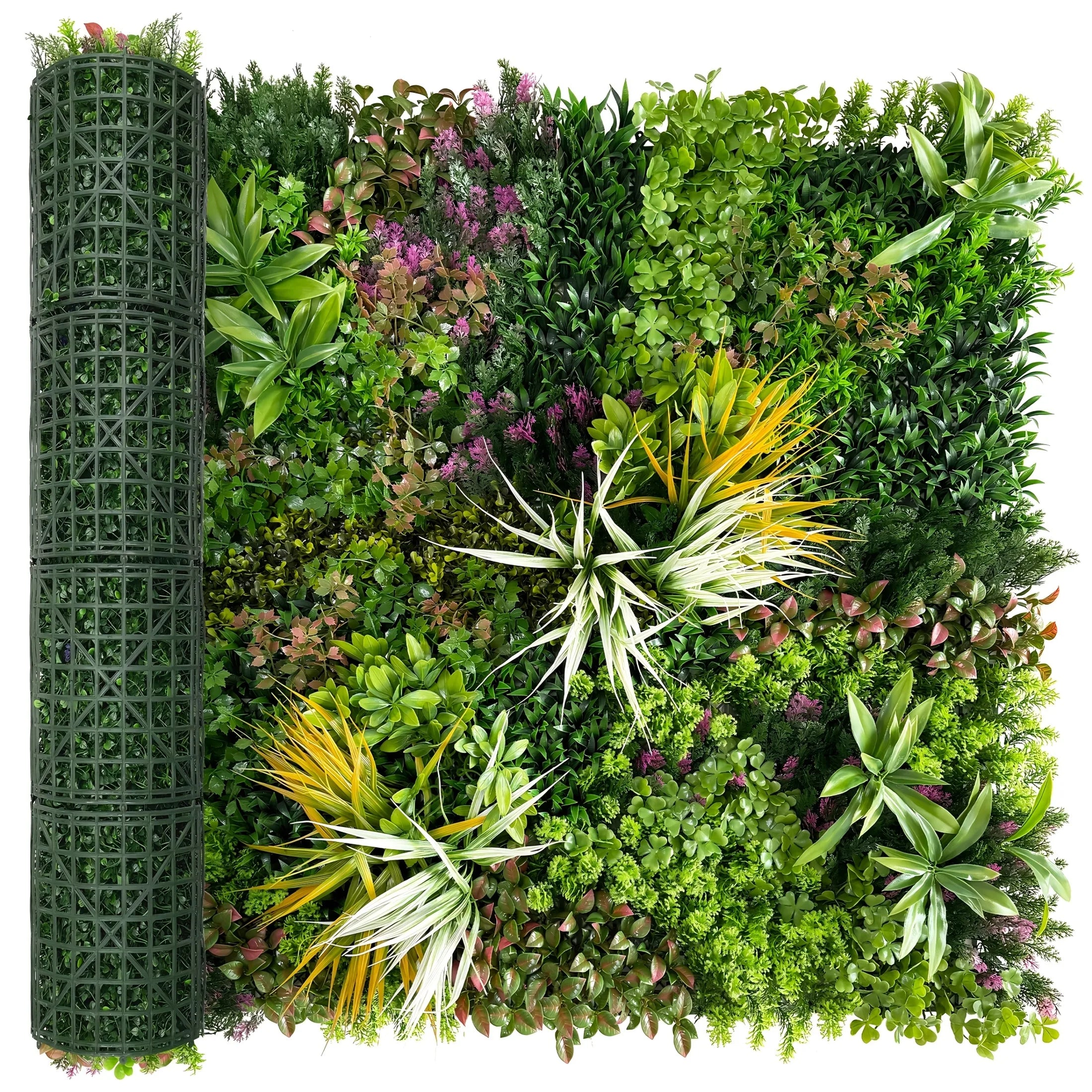 Artificial Grass Wall Roll, Boxwood Hedge Wall Panels UV-Anti Grass Backdrop Wall Decor, Greenery Privacy Hedge Screen for Indoor Outdoor Patio Balcony, Party Garden Fence