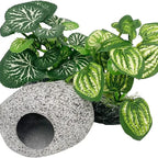 Aquarium Ornaments Simulation Plants Fish Tank Landscaping Decorations Plastic Water Plants Flowers Trees Rocks Accessories