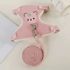 Undershirt Style Pet Leash Adjustable Cat Dog Harness Breathable Leash Convenient Pet Vest For Small Dog Cat Supplies