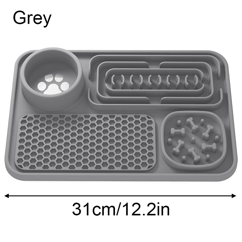 Mincy Pets Silicone Lick Mat with Suction Cup product photo.