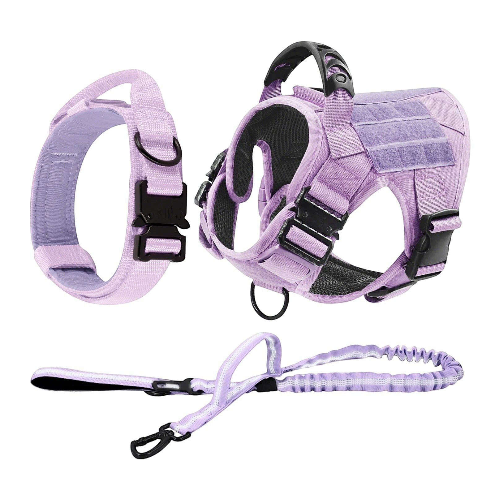 Mincy Pets Tactical Camo Dog Harness product photo.