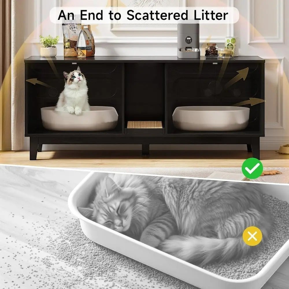 Double-Room Litter Console