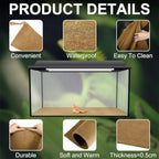 4 Pcs Reptile Carpet Pet Terrarium Floor Liners Bedding Substrate Liner Supplies Reptile Cage Mat Tank Accessories for Lizard B
