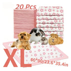 Four Sizes Leak Proof Quick Dry Six Layer Absorbent Dog Pee Pads Puppy Training Mats For Dogs Cats Rabbits Indoor Bathroom Us