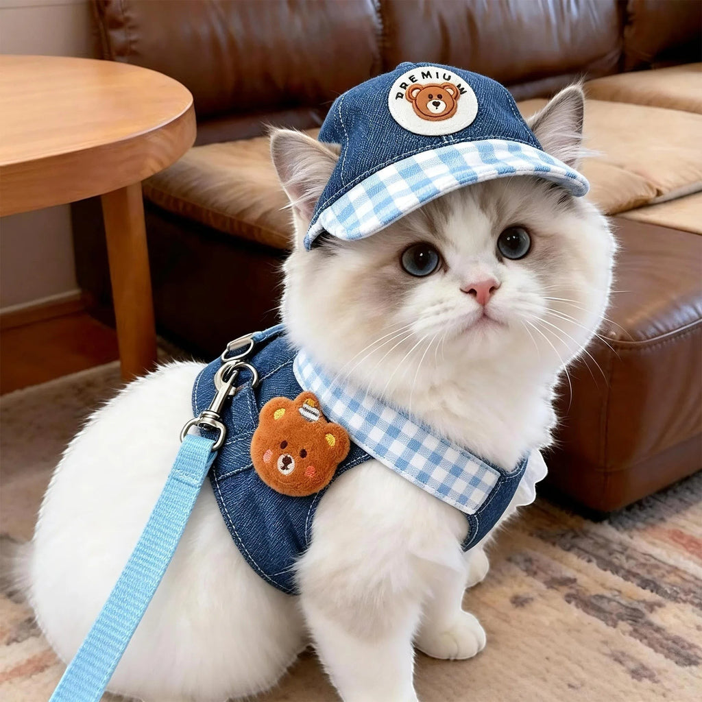 Denim Harness Set
