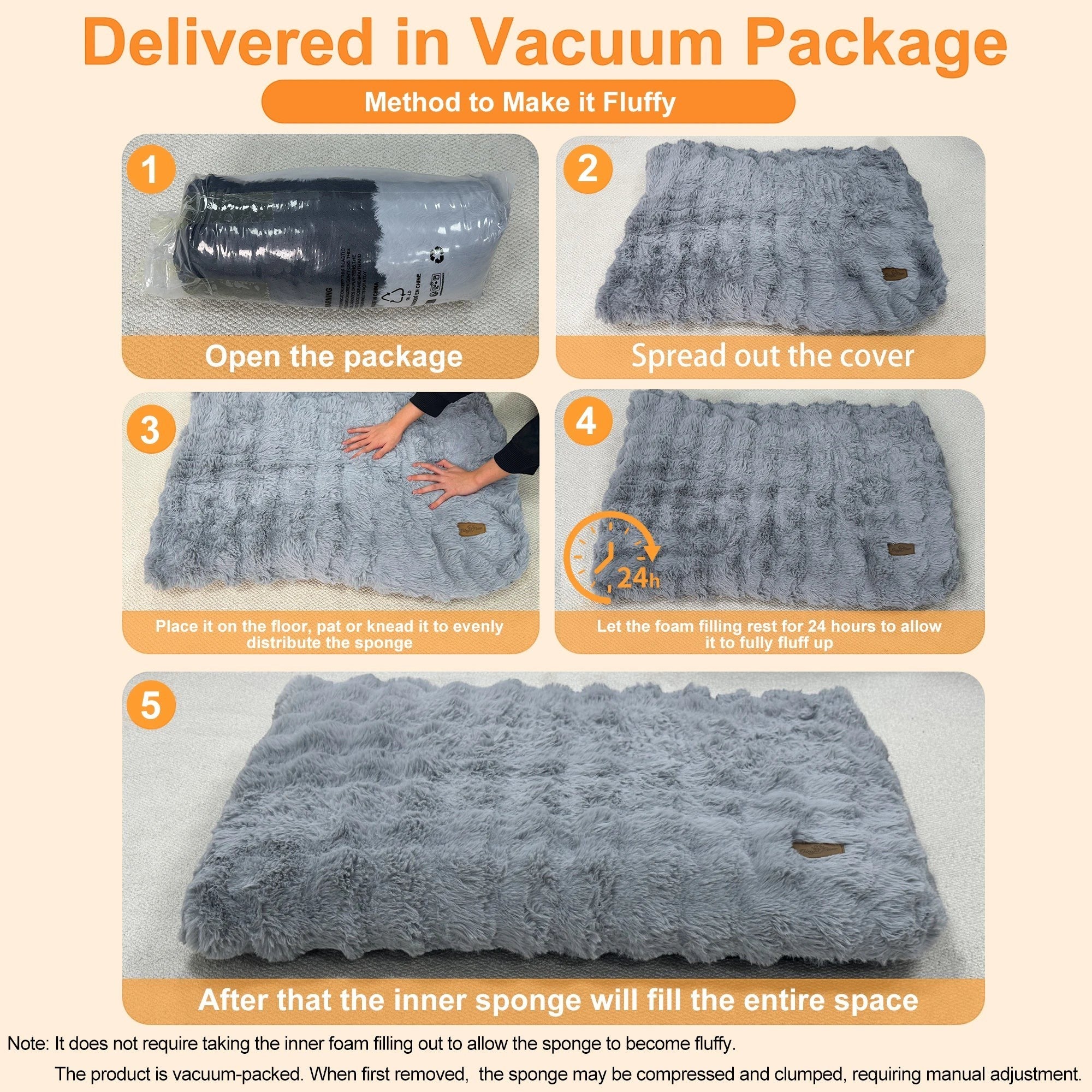 Ultra Plush Dog Bed Soft Pet Cushion Large Dog Crate Puppy Mattress Washable Mat