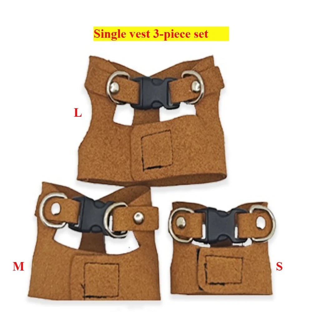 Mincy Pets Adjustable Reptile Harness & Leash Set product photo.