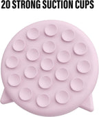 Silicone Cat Slow Feeder Bowl with Suction Cups, Puzzle Feeder for Wet Food, Reduce Overeating