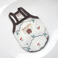 Pet Cotton Vest Summer Dog Cat Bear Print Breathable Light Cute Daily Chihuahua Pug York Teddy Girl Puppy T-shirt