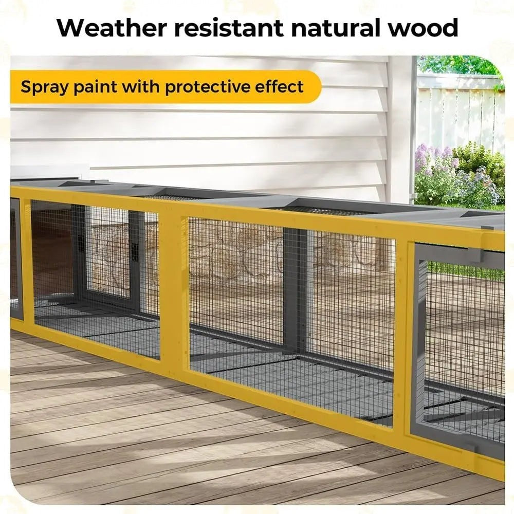 Configurable Window Catio with Multi-Level Cat Tunnel and Play Platforms for Indoor/Outdoor Use