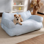 Washable Pet Bed Pet Sofa Bed Warm Soft Comfortable Removable Washable Anti Skid Bottom Cat Couch Bed for Cats Dogs