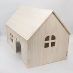 Best-selling oversized wooden guinea pig and small animal hiding spots - Totoro wooden nest, wooden house, devil squirrel house