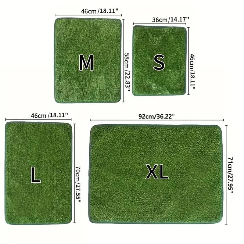 Washable Grass Dog Training Mat