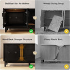 Double-Room Litter Console