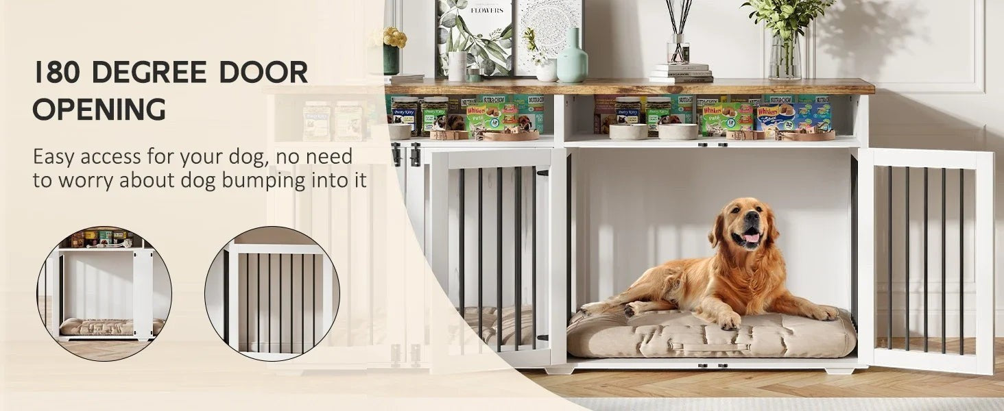 Grand Double Kennel Cabinet