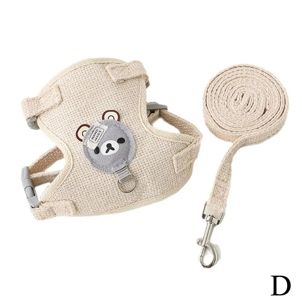 Mincy Pets Undershirt-Style Adjustable Cat & Dog Harness product photo.