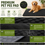 Dog Pee Pad Reusable Washable Waterproof Absorbent Urine Mat Covers Car Seat Floor Sofa Puppy Cat Training Diaper Pet Supplies
