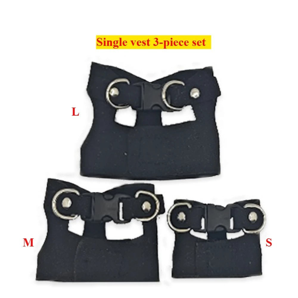 Mincy Pets Adjustable Reptile Harness & Leash Set product photo.