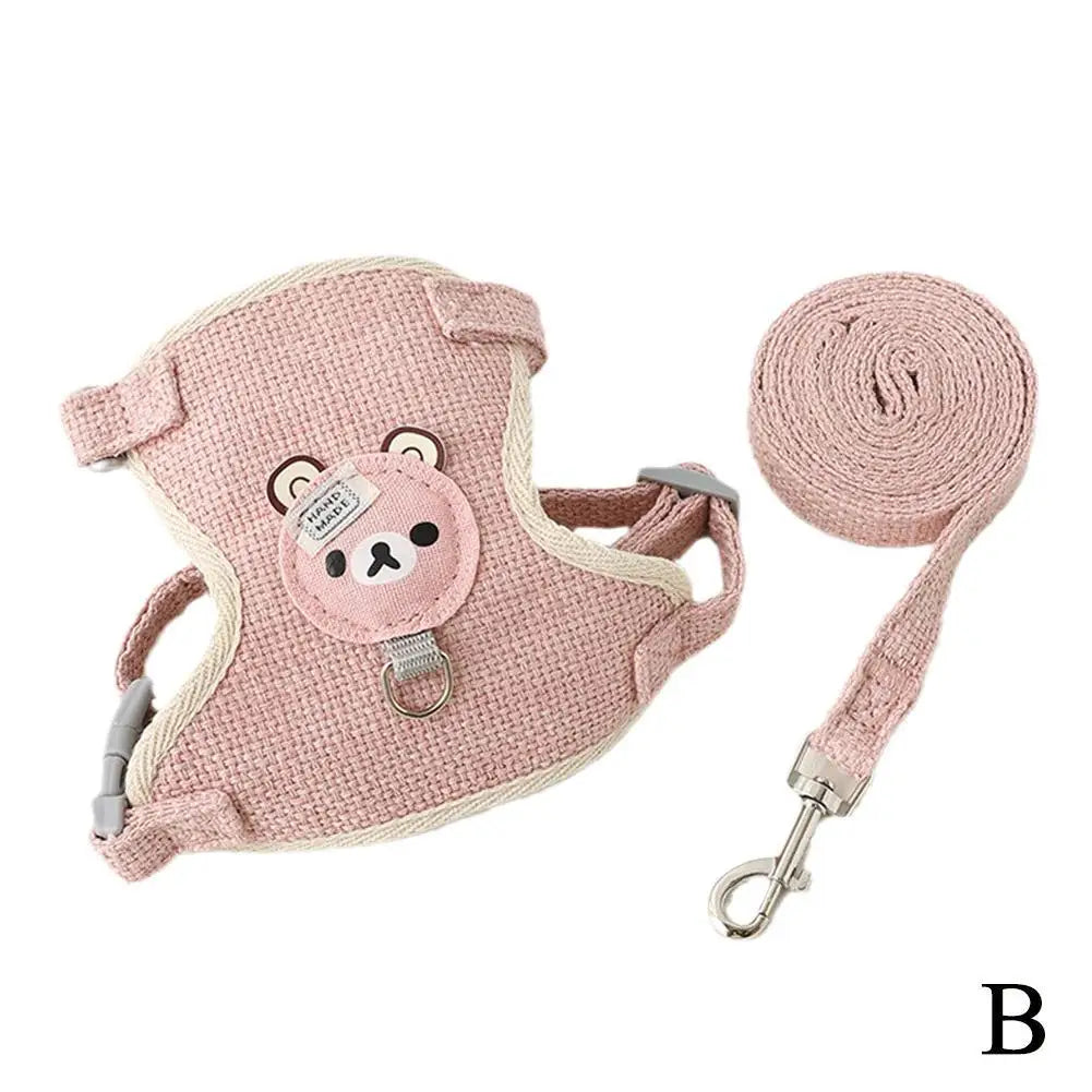 Mincy Pets Undershirt-Style Adjustable Cat & Dog Harness product photo.