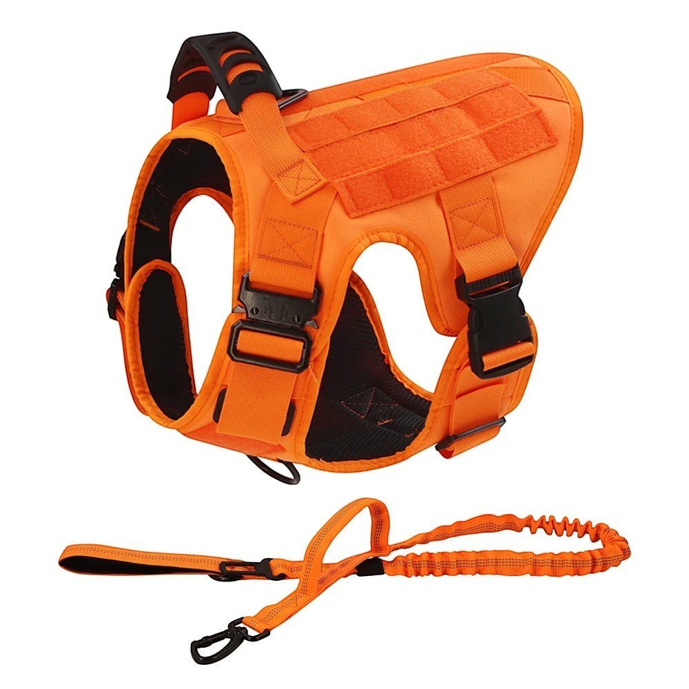 Mincy Pets Tactical Camo Dog Harness product photo.