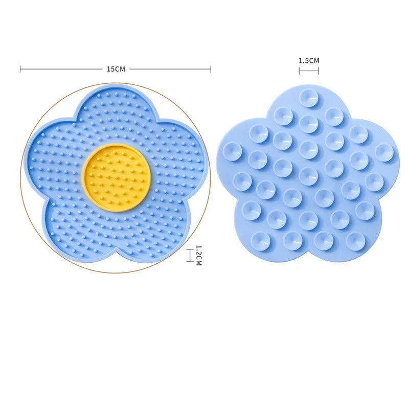 Mincy Pets Sunflower Silicone Lick Mat product photo.