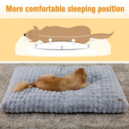 Mincy Pets Plush Dog Bed: Waterproof-Lined Foam Mat product photo.