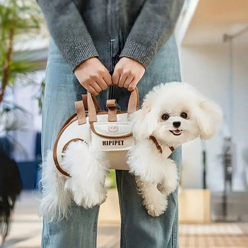 Mincy Pets Breathable Crossbody Pet Backpack Carrier product photo.