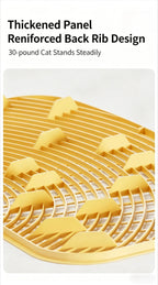 Cat litter pad anti-splash cat pad double-layer cat litter sand control pad cat toilet sand control table cat litter basin