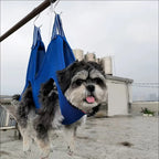 Mesh Breathable Dog Grooming Hammock for Small Medium Dogs Cats Suspension Type Pet Restraint Bag Cleaning Medical Accessories