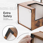 Mincy Pets Modern Wood Corner Cat Tree product photo.