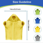 Ferret Hoodie Warm Lizards Clothes Solid Color Windproof Lizard Harness Vest Soft Bearded Dragon Hoodie Pet Show