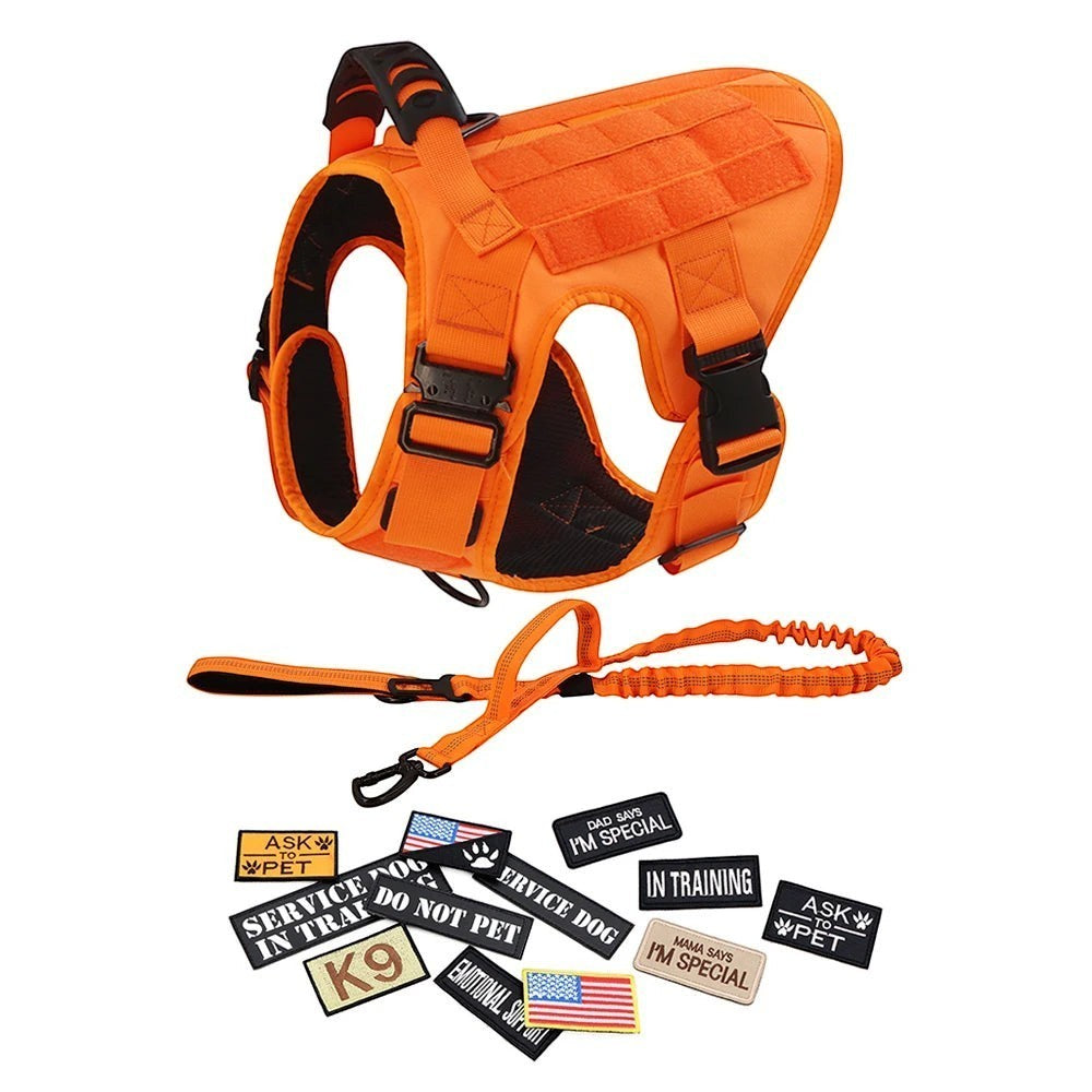 Mincy Pets Tactical Camo Dog Harness product photo.