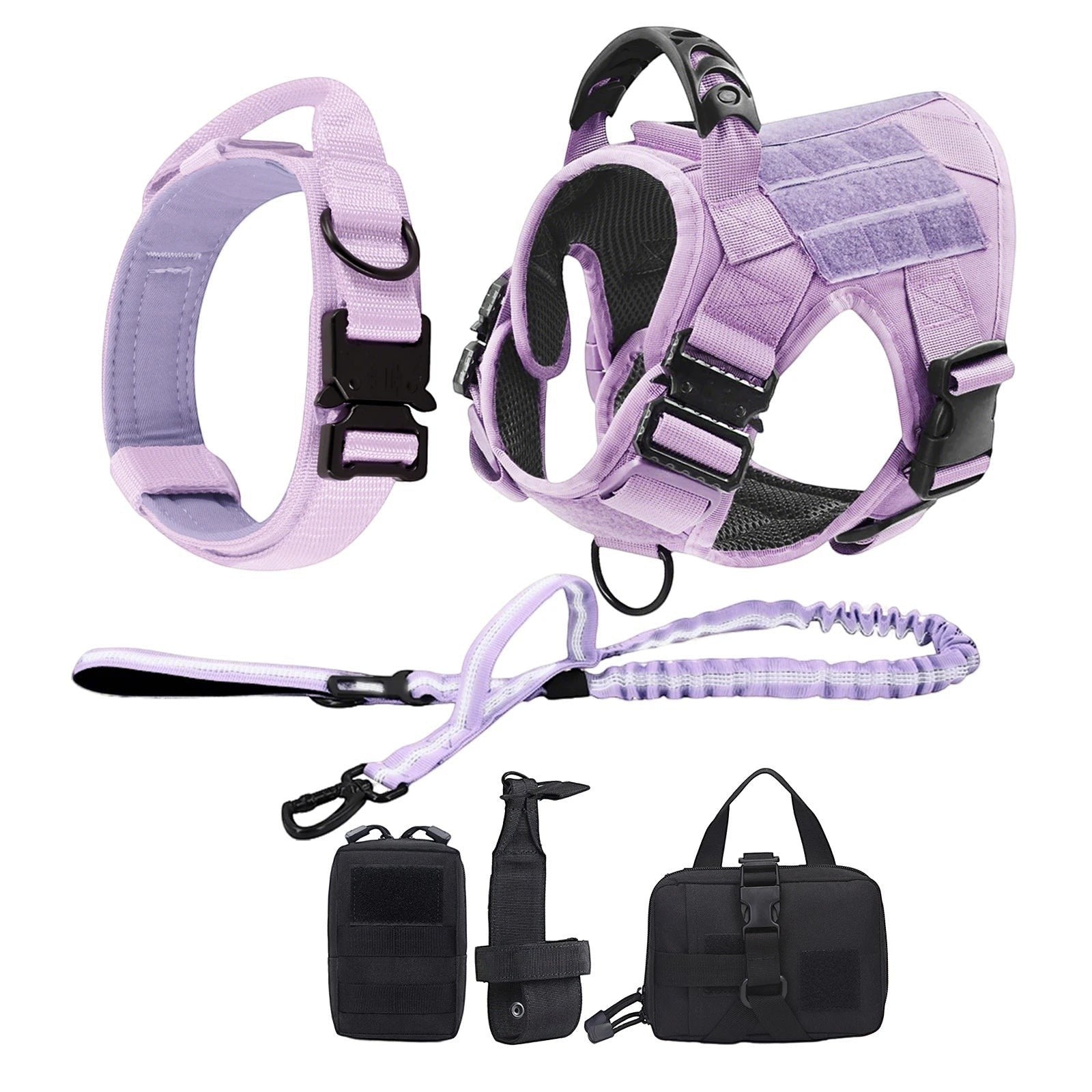 Mincy Pets Tactical Camo Dog Harness product photo.