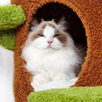 148 cm Tall Cat Tree for Indoor Cats, Large Cat Tower with Plush Cat Condo, Cat Tree Tower with Soft Cushion, Scratching Board