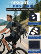 Dog Carrier Backpack for Medium to Large Dogs, Breathable Mesh, Adjustable Straps, Lightweight for Hiking & Travel