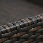 Rattan Outdoor Dog Bed with Canopy