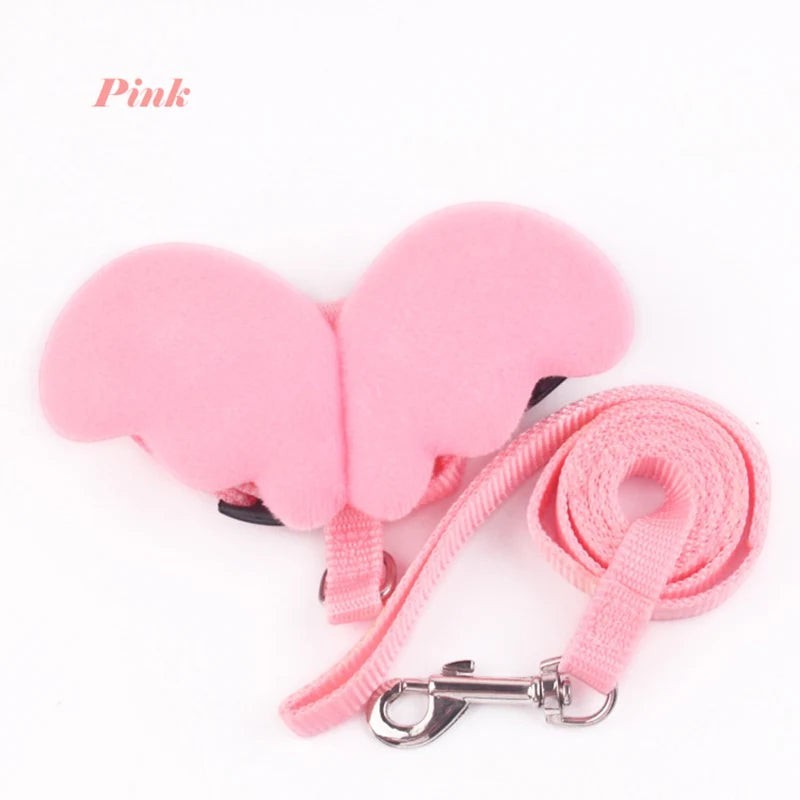 Mincy Pets Angel Wing Rabbit & Cat Harness with Leash product photo.