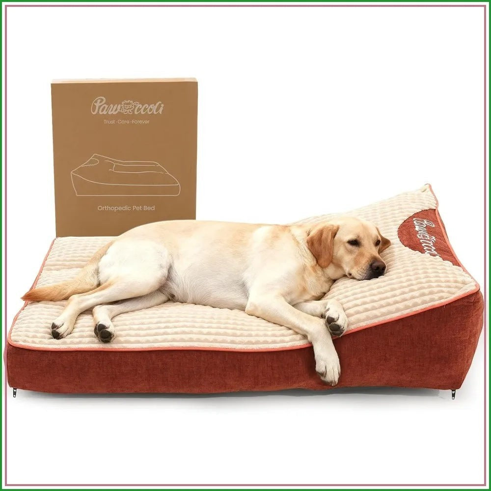 Orthopedic Crate Dog Bed with Washable Cover